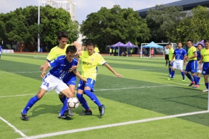 电气宏鹰(黄)VS教工宝骏(蓝) (1).JP 春茂电气VS化院庞博